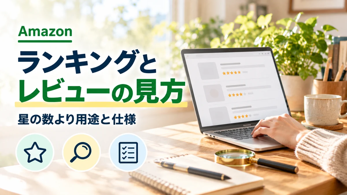 Amazonランキングとレビューの見方