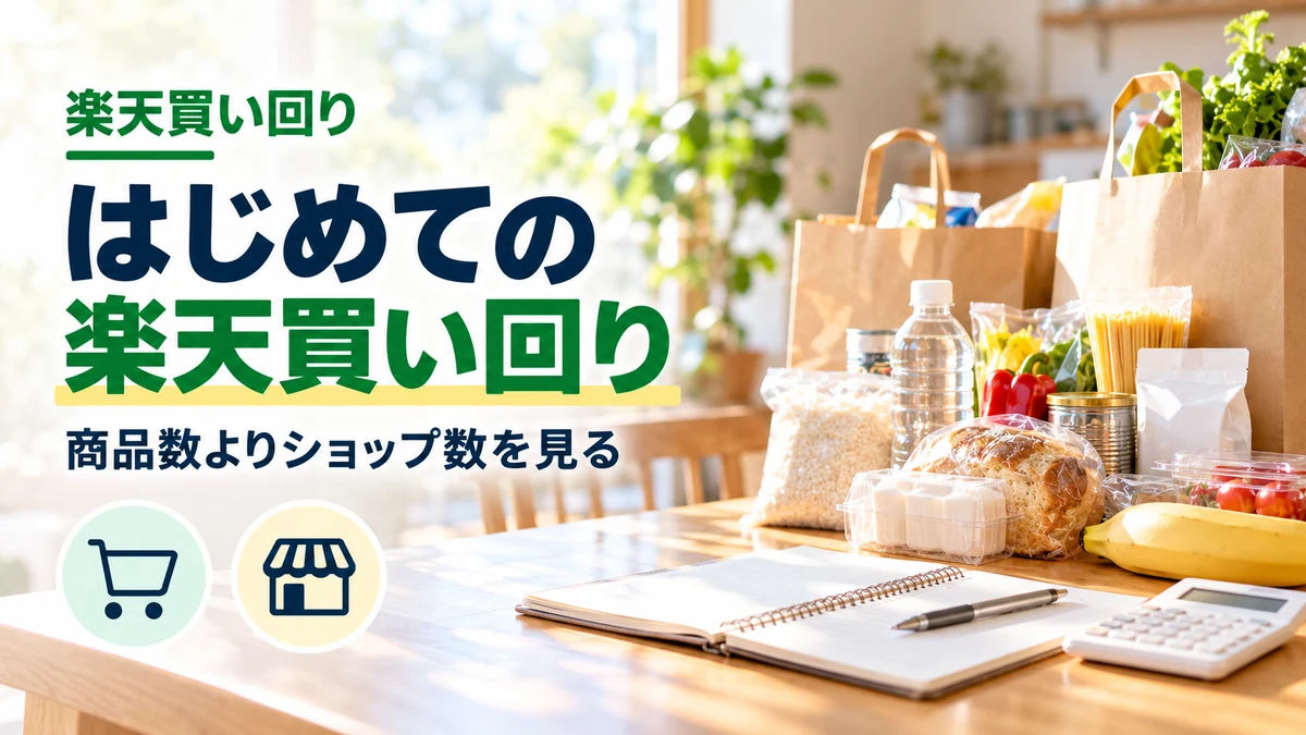 楽天の買い回りとは？はじめての人向けに基本ルールを整理のイメージ
